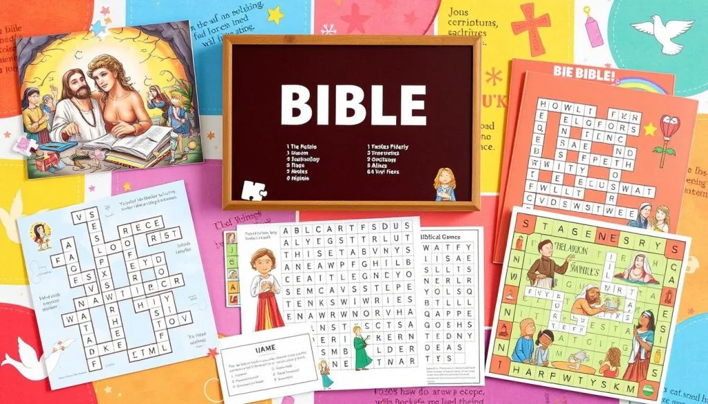 Bible based puzzles and games